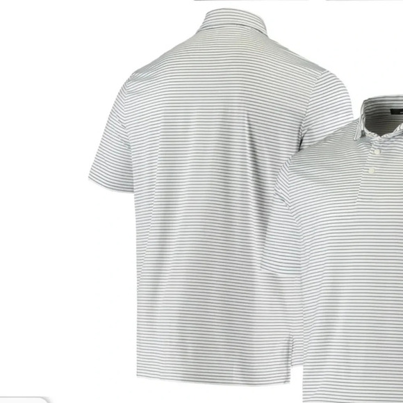 Ralph Lauren RLX Men's pink and white striped classic fit performance polo sz L - Picture 7 of 7